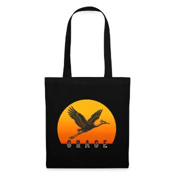 Grace – The Crane in the Sunset - Tote Bag - black - Front