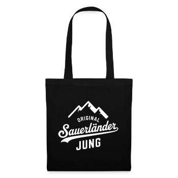 Sauerländer Jung Merch – Pride from the Sauerland - Tote Bag - black - Front