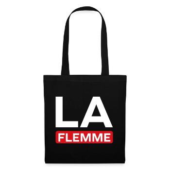 flemme - Sac en tissu - noir - Devant