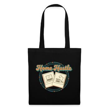 Accueil Hustle Rétro - Sac en tissu - noir - Devant