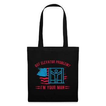 Elevator Technician I ́m Your Man Engineer USA Gift - Tote Bag - black - Front