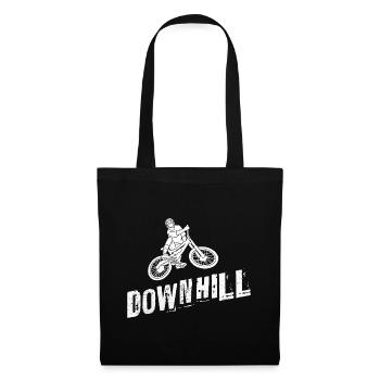 Downhill Mountainbike - Stoffbeutel - Schwarz - Vorne