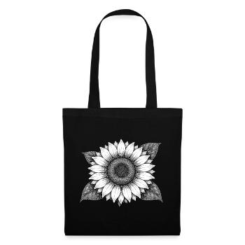 Sunflower Ray Magic - Tote Bag - black - Front
