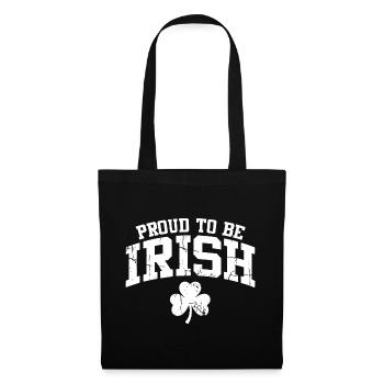Fier d’être Irlandais - Sac en tissu - noir - Devant