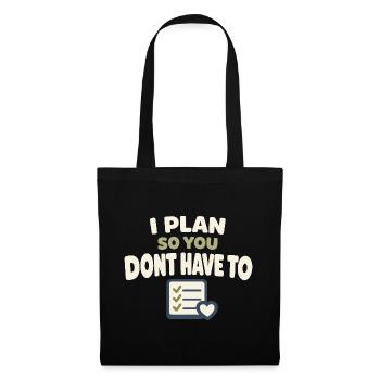 Family Provision Emergency Planner Prepper - Tote Bag - black - Front