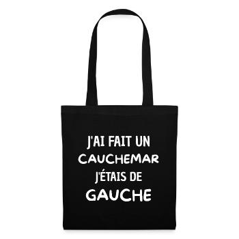 Humour onirique au contraste inattendu - Sac en tissu - noir - Devant