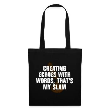 Slam Poetry Guitar Echos - Sac en tissu - noir - Devant