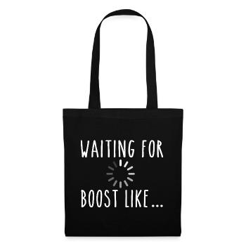 Waiting For Boost Like Turbo Racing - Tote Bag - black - Front