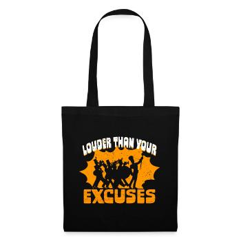 Spielmannszug Blaskapelle Louder Than Your Excuses - Tote Bag - black - Front