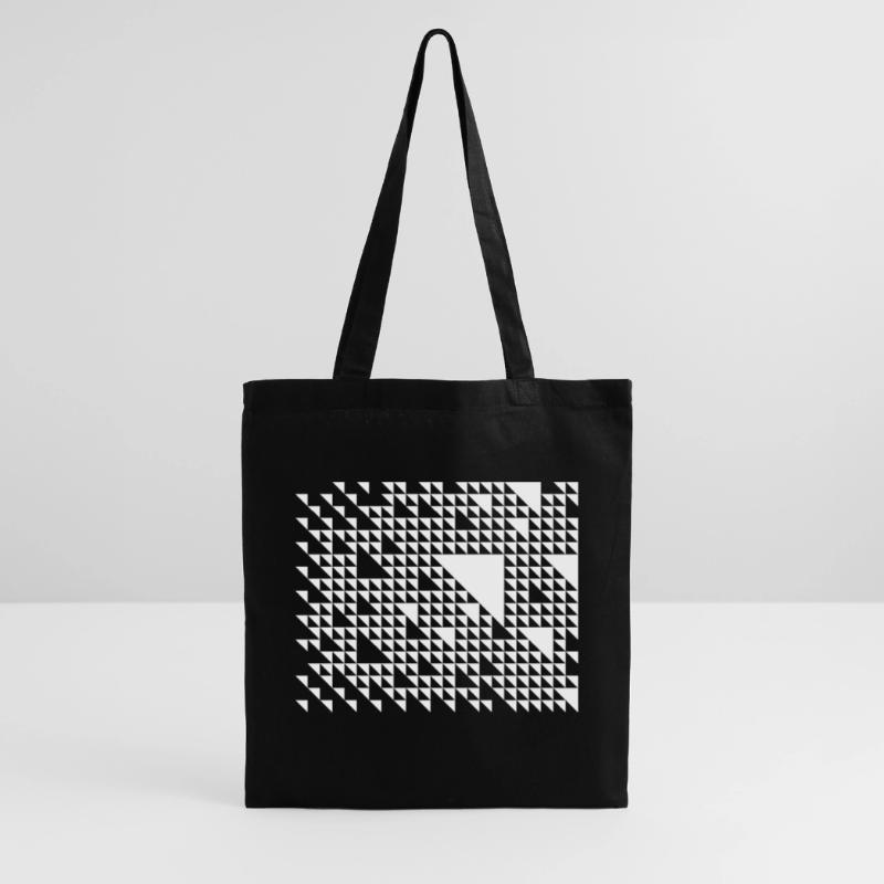 Triangular Mosaic Grid Tote Bag