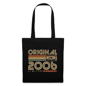 2006 Vintage Vintage Retro Birthday Gift - Tote Bag - black - Front
