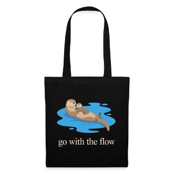 Otter Duo : Laissez-vous porter - Sac en tissu - noir - Devant