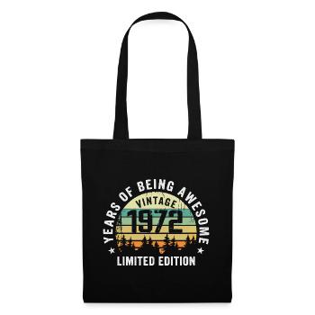 Legendary since 1972, Vintage Edition 1972 Retro - Tote Bag - black - Front