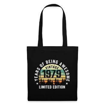 Légendaire depuis 1979, Édition Vintage 1979 Retro - Sac en tissu - noir - Devant