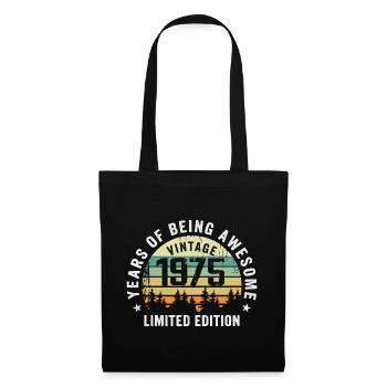 Légendaire depuis 1975, Édition Vintage 1975 Retro - Sac en tissu - noir - Devant