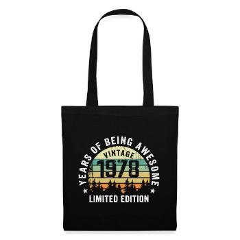 Legendary since 1978, Vintage Edition 1978 Retro - Tote Bag - black - Front