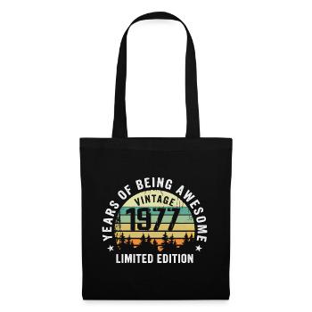 Legendary since 1977, Vintage Edition 1977 Retro - Tote Bag - black - Front