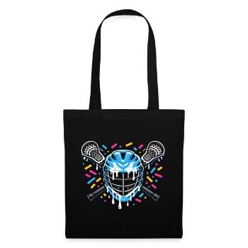 Lacrosse, Lacrosse players, Lacrosse graphics - Tote Bag - black - Front