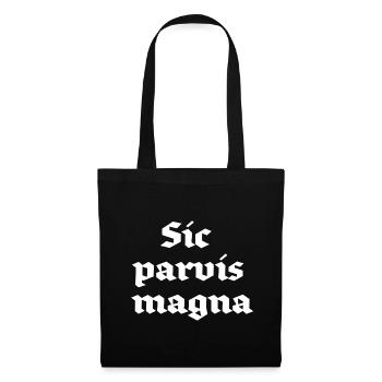 Sic parvis magna - Tote Bag - black - Front