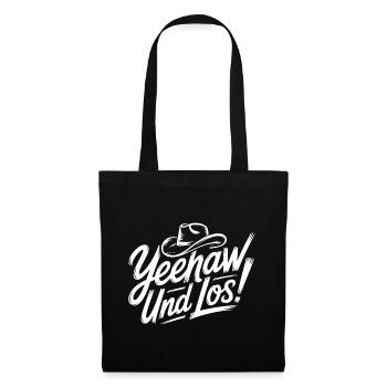 yes and go! Western Script - Tote Bag - black - Front