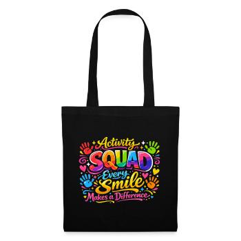 Animation team: Every smile counts - Tote Bag - black - Front