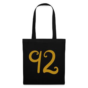 92 - Tote Bag - black - Front