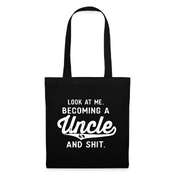 Becoming an Uncle — Bold Script - Tote Bag - black - Front