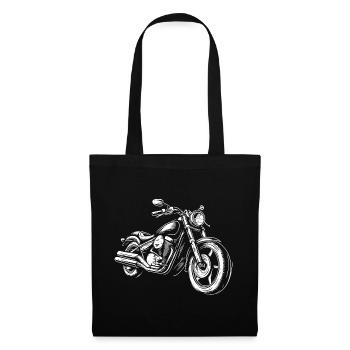 Motorcycle Motorcycle Rider - Tote Bag - black - Front
