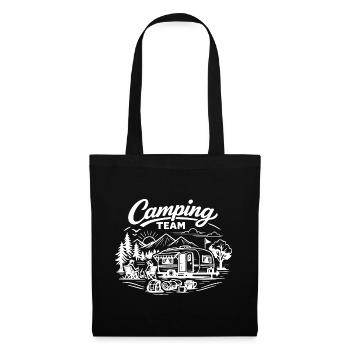 Camping Team Wagon - Sac en tissu - noir - Devant