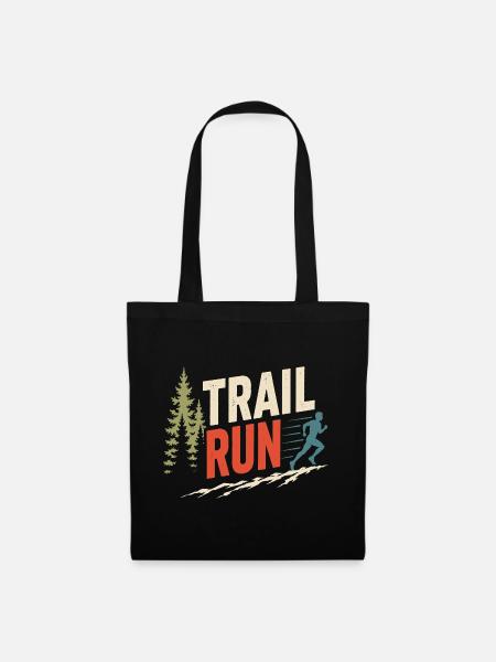 Trail Run - Stoffbeutel - Schwarz