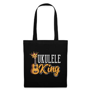 Funny Ukulele Designs and Sayings - Tote Bag - black - Front