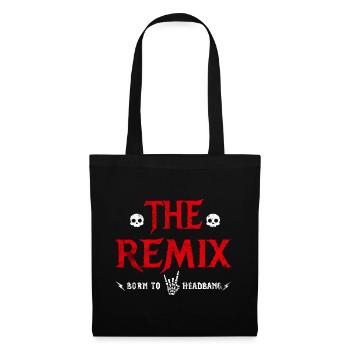 Metalhead Father & Son – Der Remix - Stoffbeutel - Schwarz - Vorne