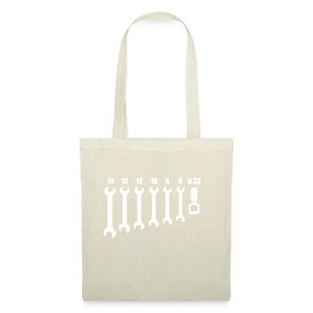 Clé et décapsuleur - cadeau - Sac en tissu - nature - Devant