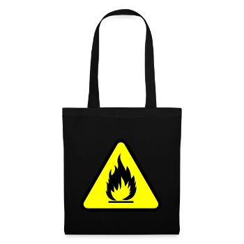 FIRE SHIRT - Tote Bag - black - Front