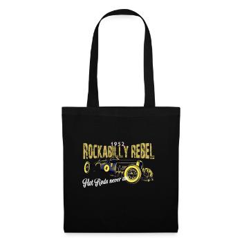 Rockabilly Rebel Design - Sac en tissu - noir - Devant