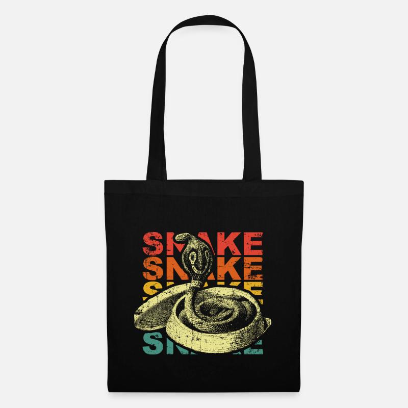 snake - Tote Bag - black