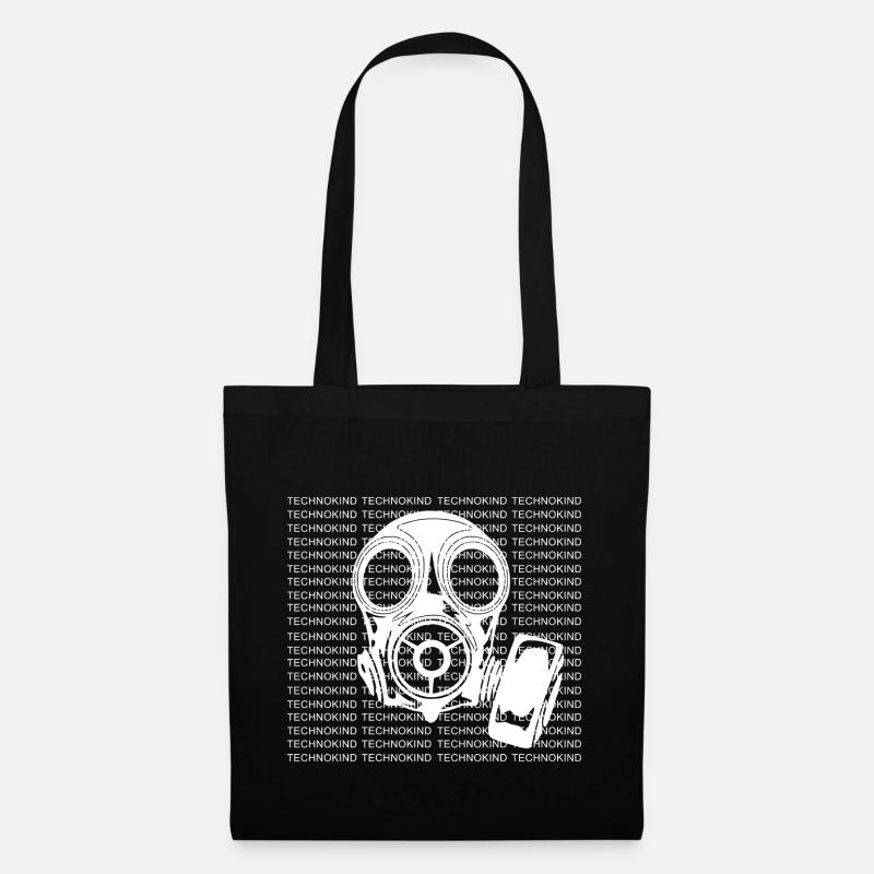 Techno - Techno music symbol - Tote Bag - black