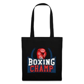 Boxing champion champ champ sport gift hobby - Tote Bag - black - Front