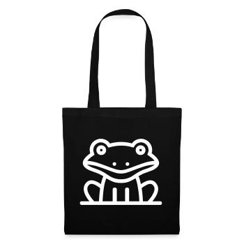 A giant frog - Tote Bag - black - Front