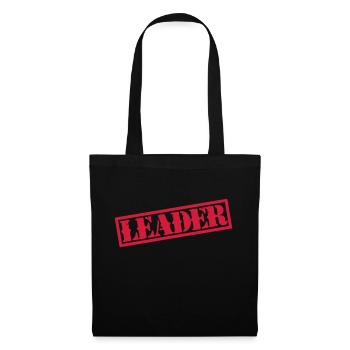 Leader - Stoffbeutel - Schwarz - Vorne