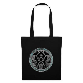 Odin Fenrir Hugin Munin - Tote Bag - black - Front