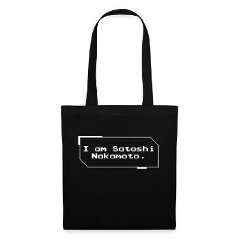 I am Satoshi Nakamoto. - Tote Bag - black - Front