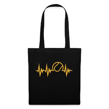 Tennis Beat - Sac en tissu - noir - Devant