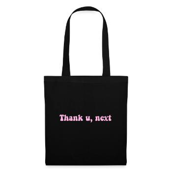 Phrase Thank you, next rosa - Tote Bag - black - Front