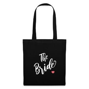 La mariée - Sac en tissu - noir - Devant