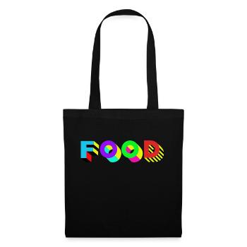Nourriture savoureuse - Sac en tissu - noir - Devant