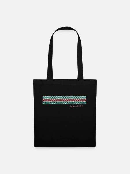 Afrikanische Ethno-Design-Kleidung - BAKUBAKU - Stoffbeutel - Schwarz