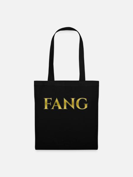 Fang - Stoffbeutel - Schwarz