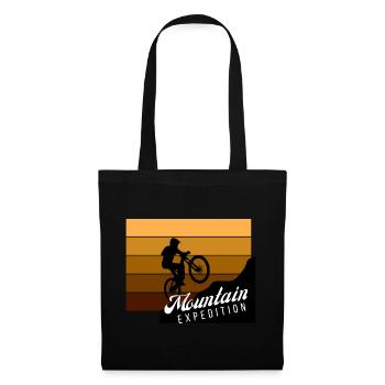 Saut d’expédition en montagne - Sac en tissu - noir - Devant