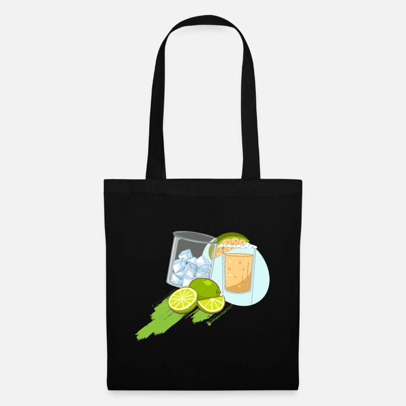 Fruit - Limonaden Design - Stoffbeutel - Schwarz